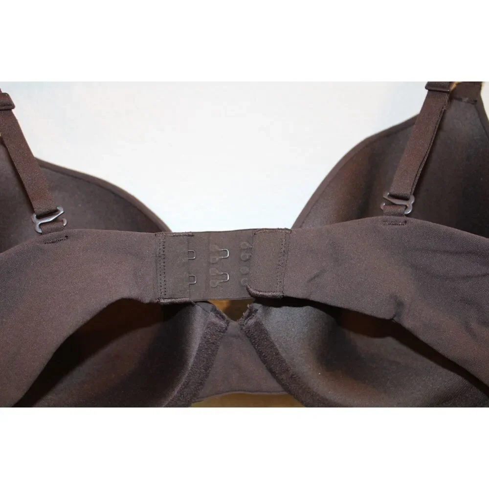 Skims size 34D dark brown lightly padded bra - Picture 3 of 5